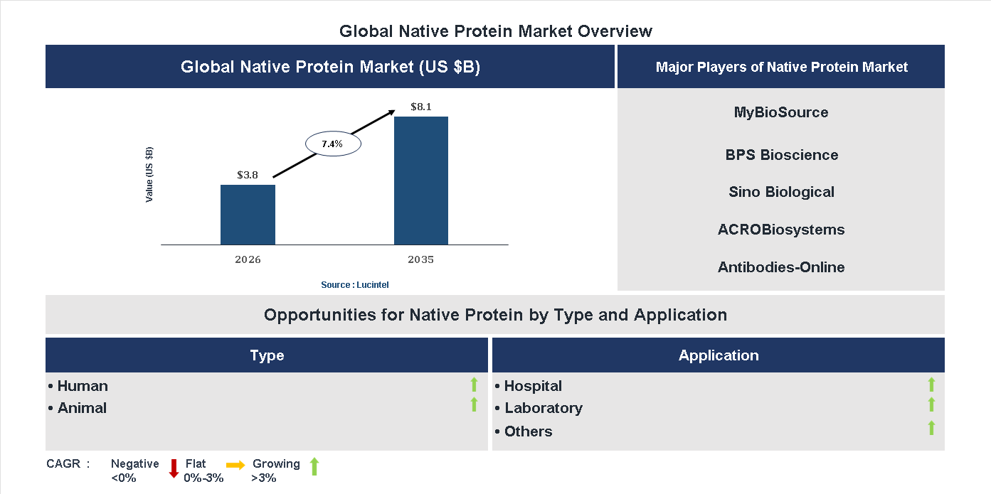 Native Protein Market Trends and Forecast